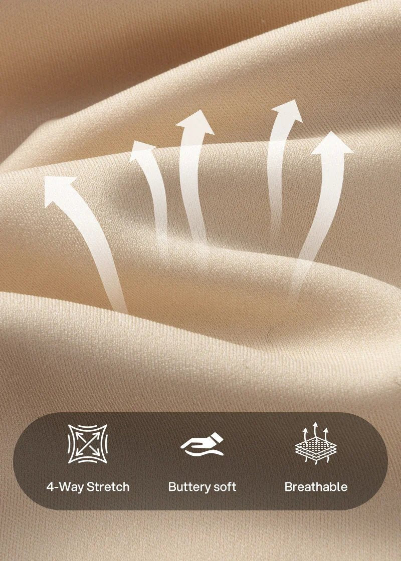 Wireless bra breathable stretch fabric detail