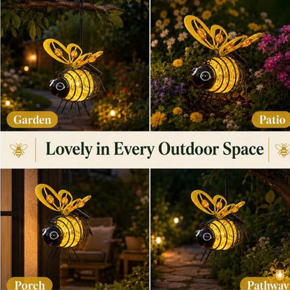 Solar bee lantern lovely in every outdoor space