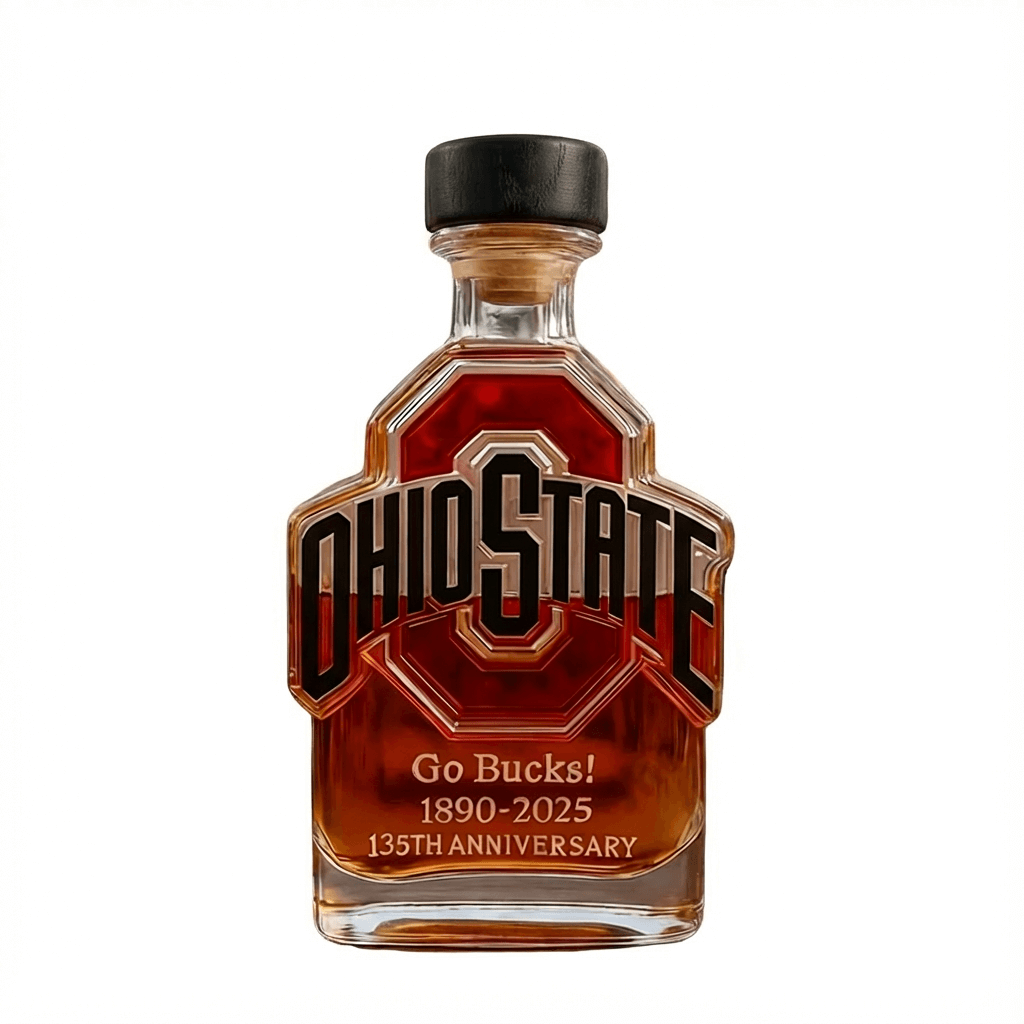 🏈🍻Ohio State Buckeyes Go Bucks 1980-2025 135th Anniversary Whiskey Bottle