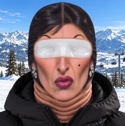 Black Bob funny face ski mask