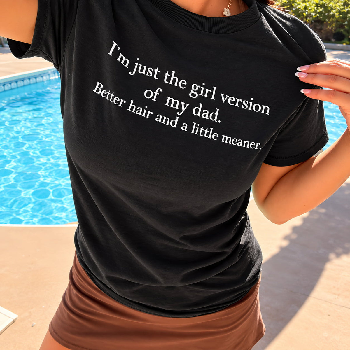 Girl Version of My Dad Graphic Tee