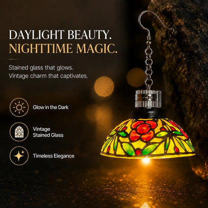 Daylight beauty nighttime magic vintage chandelier earrings poster