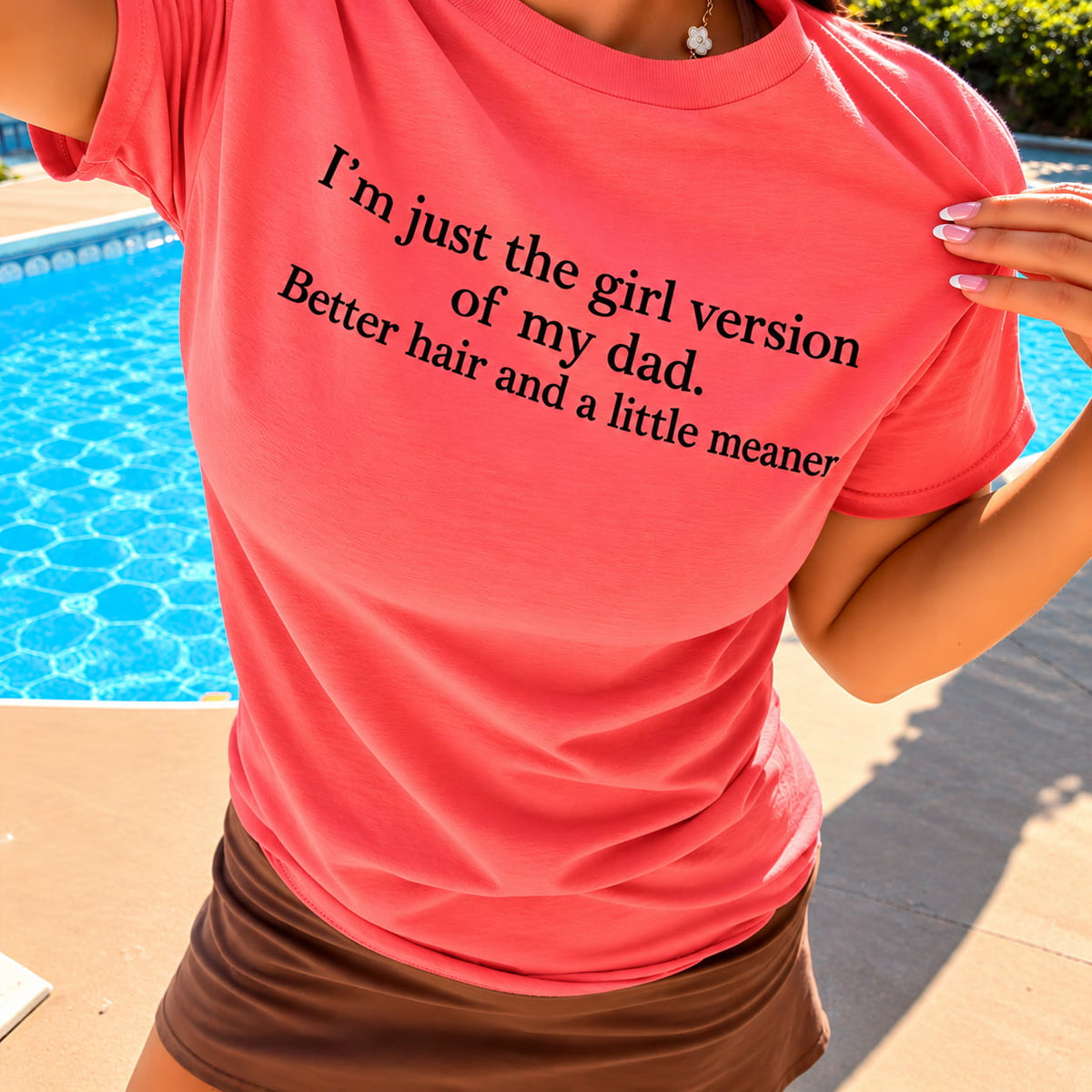 Girl Version of My Dad Graphic Tee