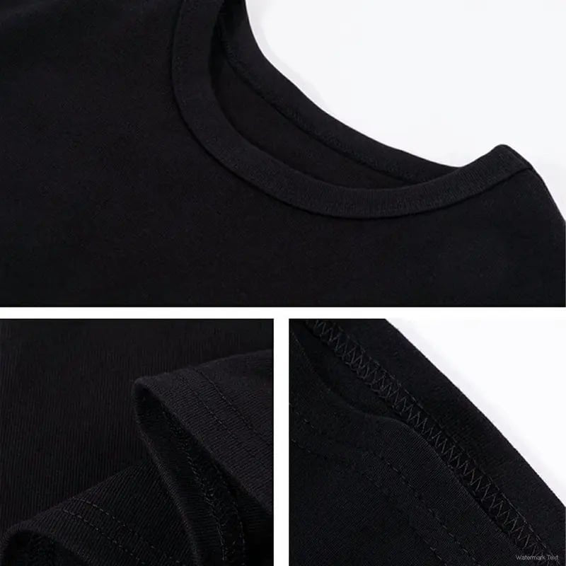 Sarcastic t-shirt neckline and stitching detail - quality craftsmanship