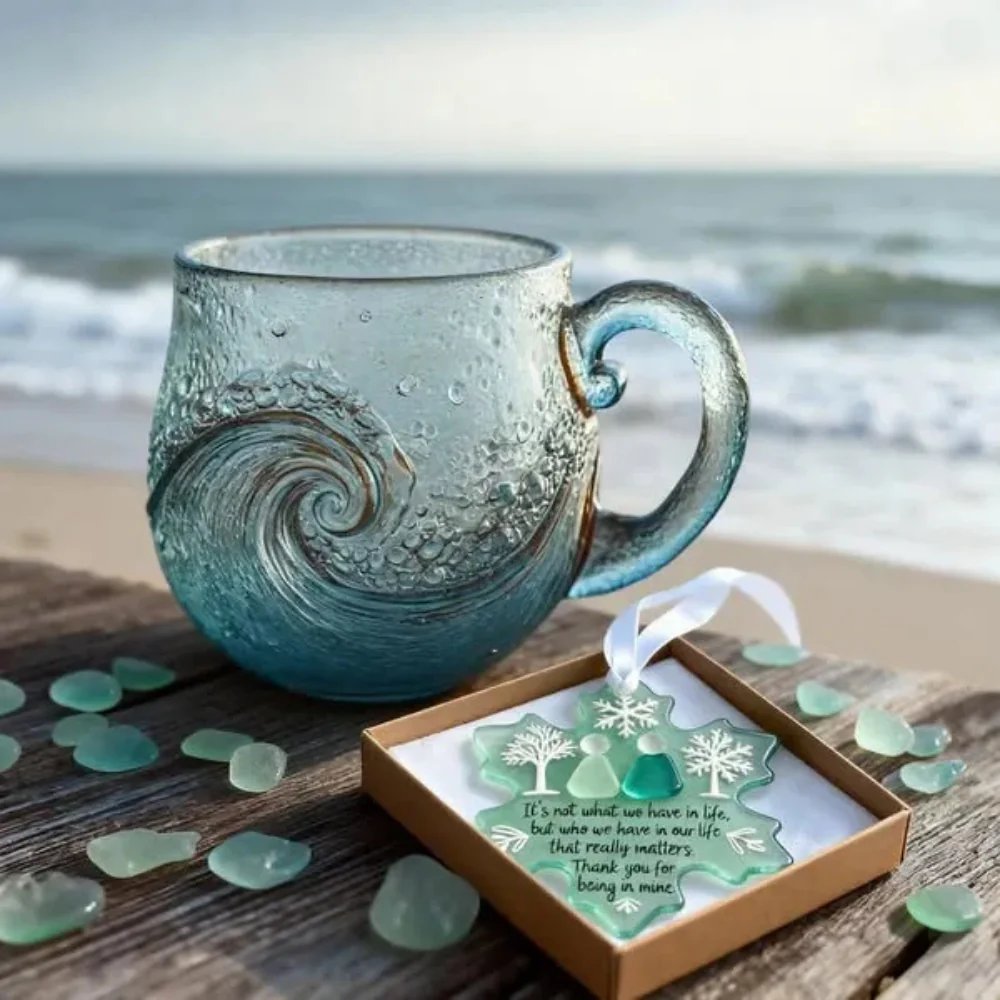 BlueWave ocean mug gift box