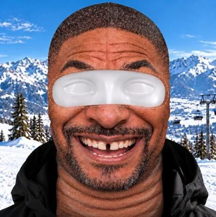 Gap Tooth Grin funny face ski mask