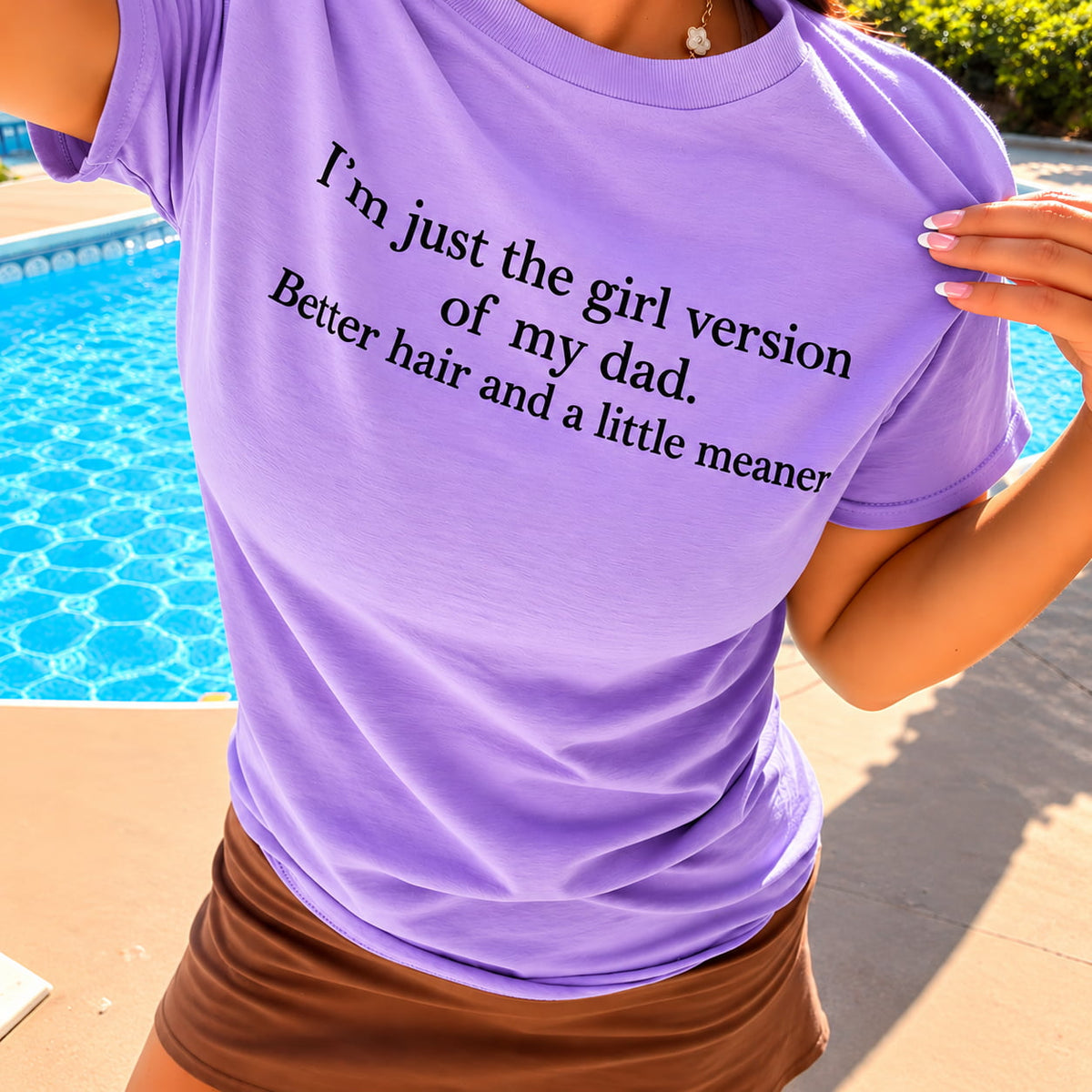 Girl Version of My Dad Graphic Tee