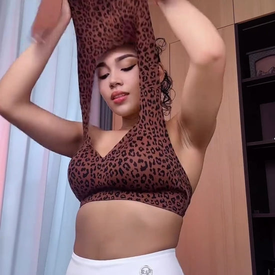 Wireless Support Bra with Adjustable Front Band