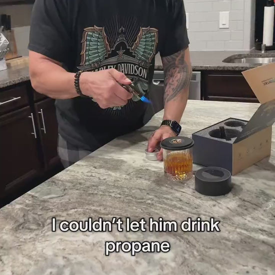 Rechargeable Electric Whiskey Smoker Kit