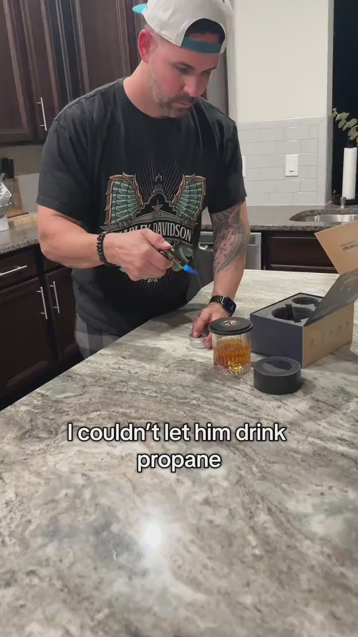 Rechargeable Electric Whiskey Smoker Kit