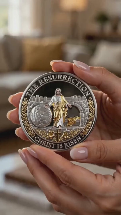 Crucifixion & Resurrection Christian Commemorative Coin