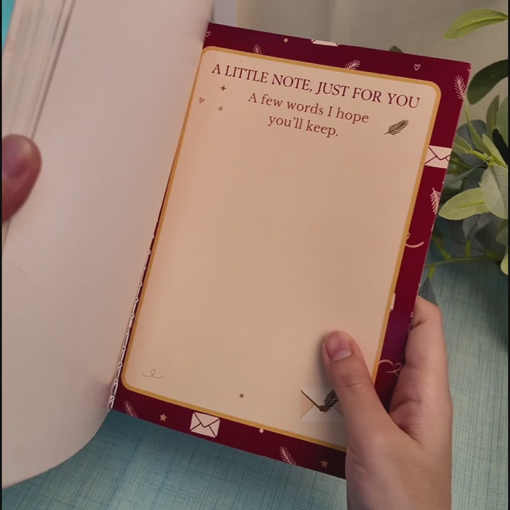 Christmas Gift Card Book for Cash & Personal Notes