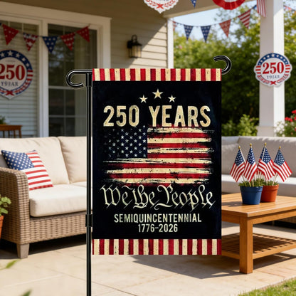 USA 250th Anniversary Garden Flag