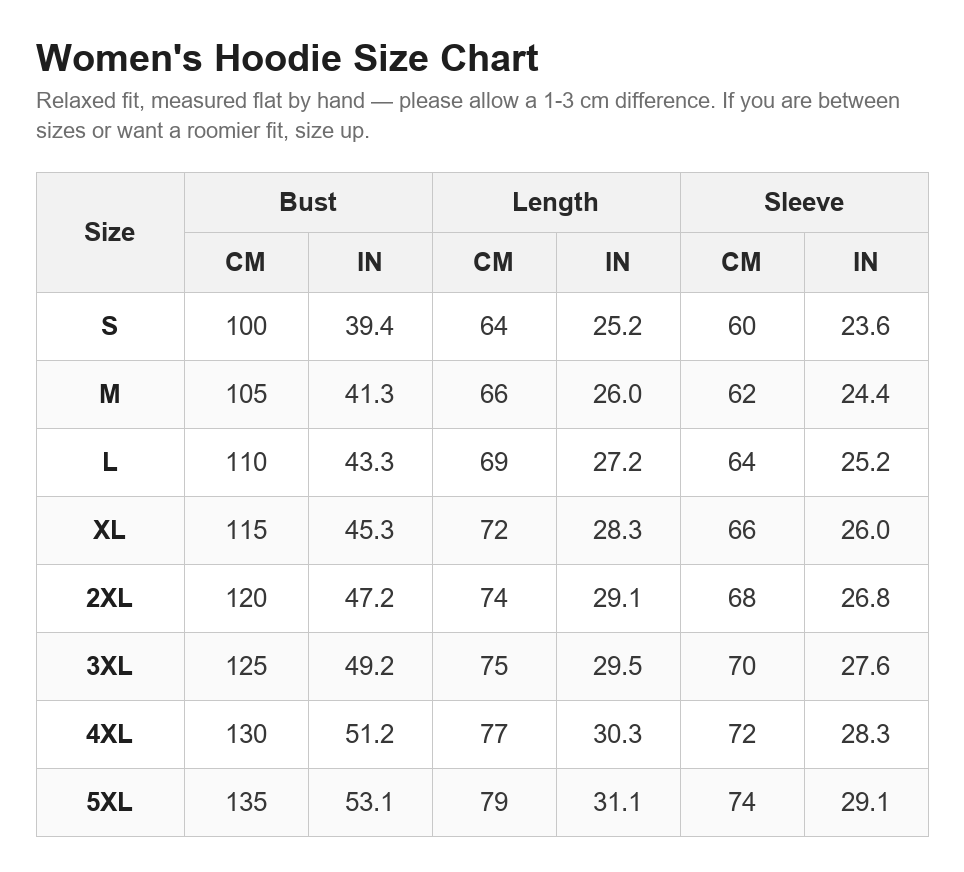 Women's Fun Animals Sherpa Hoodie with Dog Pocket size chart