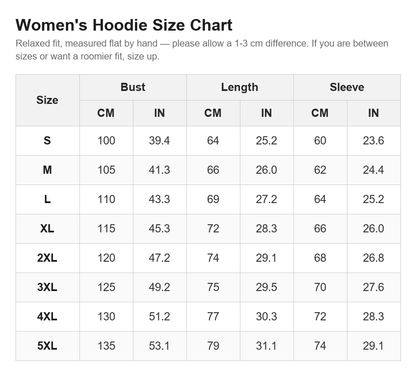 Women's Fun Animals Sherpa Hoodie with Dog Pocket size chart