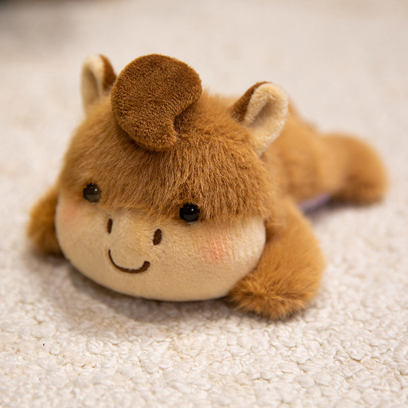Brown horse plush fridge magnet doll