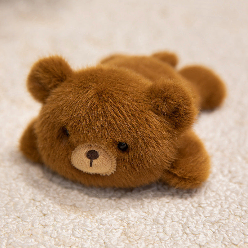 Brown bear plush fridge magnet doll
