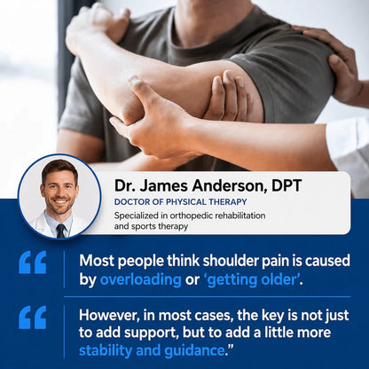 Physical therapist insight on shoulder pain support taping